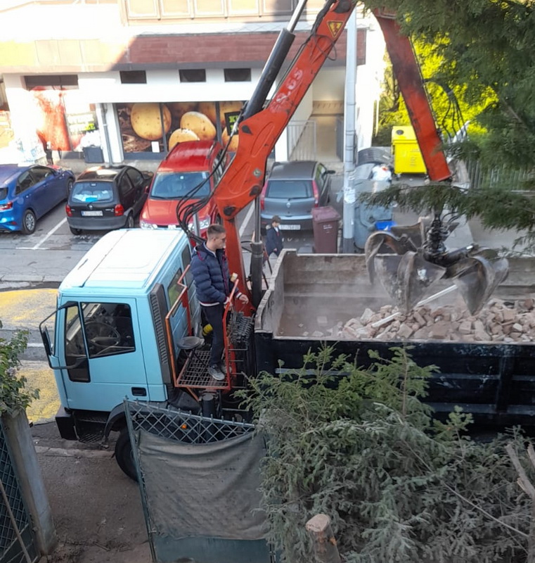 Odvoz 30m3 šute iz Hercegovačke ulice