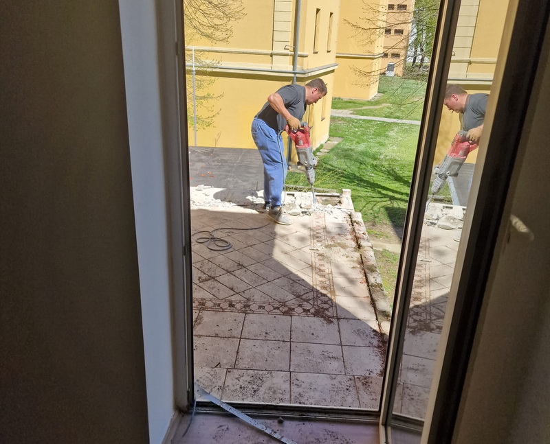 Štemanje betonske terase črnomerec