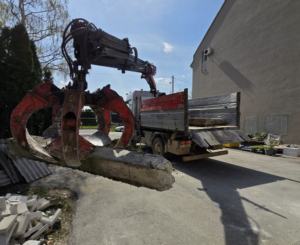 Odvoz betonskog parapeta