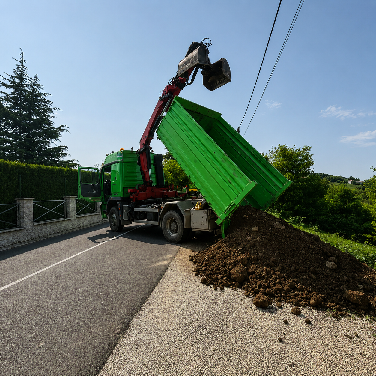 Istovar plodne zemlje Samobor