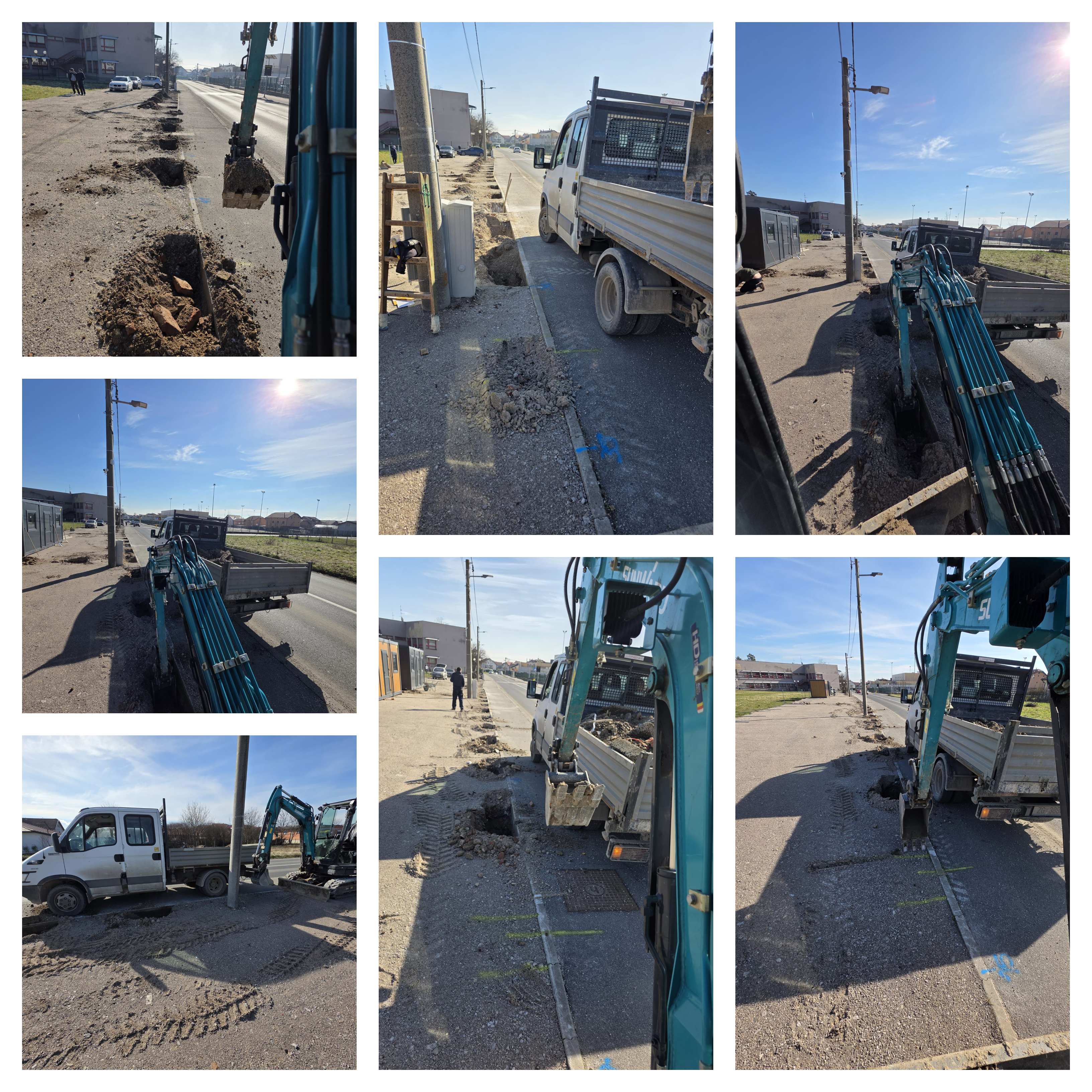 Iskop rupa za betonske stopere