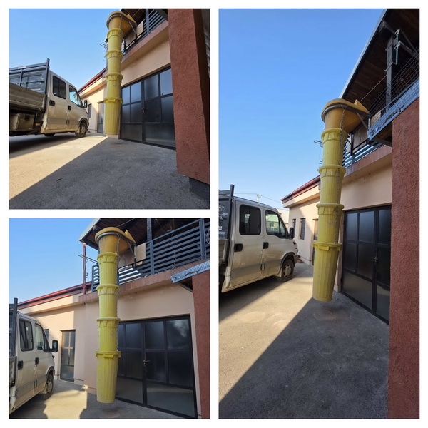 Najam i montaža građevinskih cijevi za šutu Rakitje