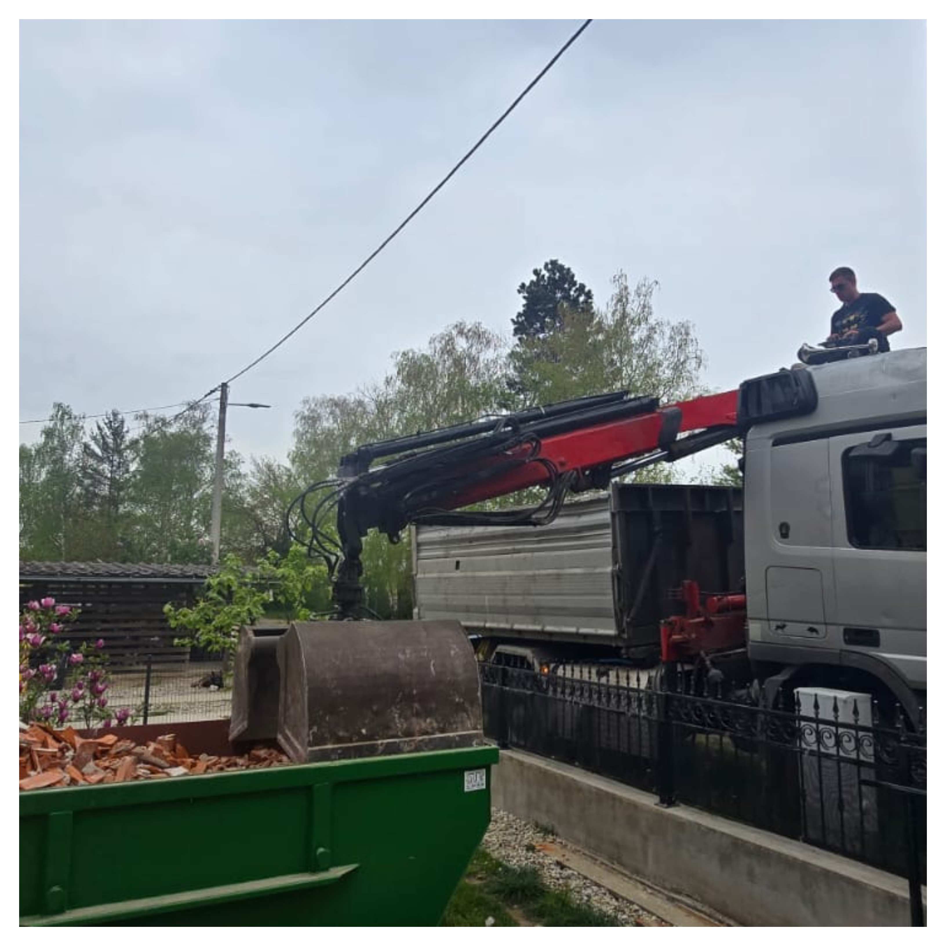 Odvoz šute-najam kontejnera-najam građevinskih tuljaca